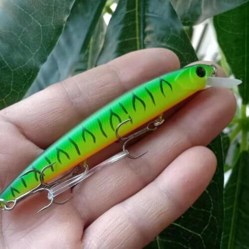 TSURINOYA 92SP Suspending Pike Floating Minnow Lures 92mm 9g DW78 Fishing Wobblers Long Casting Jerkbait Baits Three 8# Hooks