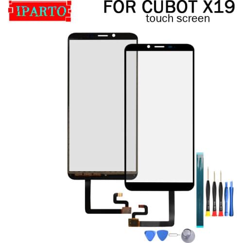 5.93 inch For CUBOT X19 Touch Screen Glass 100% Guarantee Original Digitizer Glass Panel Touch Replacement For CUBOT X19