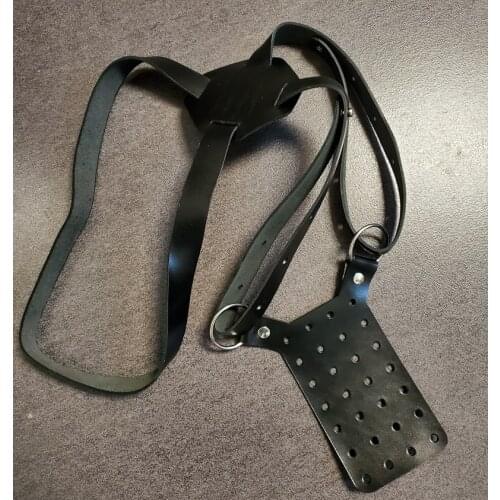 Hidden Close Fitting Shoulder Cover Vegetable Tanned Ieather Bastineli Full Leather Handmade