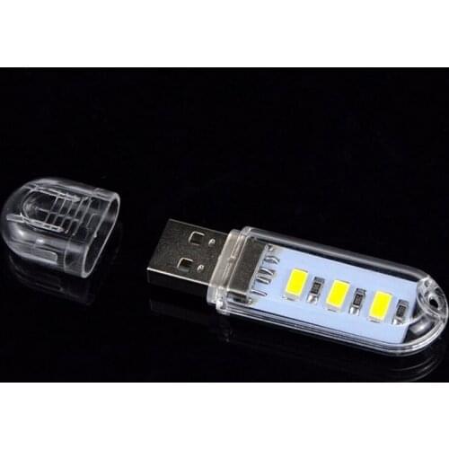 Portable White Light LED Lamp mini USB LED Night Light Camping Lamp Powerbank Laptop USB Port Lamp Bulb Book Light USB Lamp