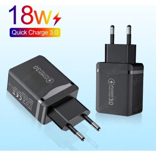 Quick charge 3.0 usb charger US EU wall fast charging mobile phone tablet chargers for iphone X 11 samsung s7 Huawei charger