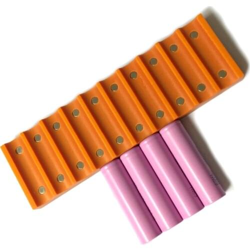 1Pcs/lot 10 cells 18650 Battery Fixture Jig Universal Spot Welding Clamp for Battery Pack