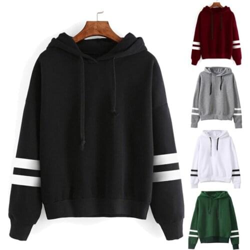 Womens Winter Hoodies Sweatshirt Ladies Hooded Sweater Coat Jumper Pullover Tops