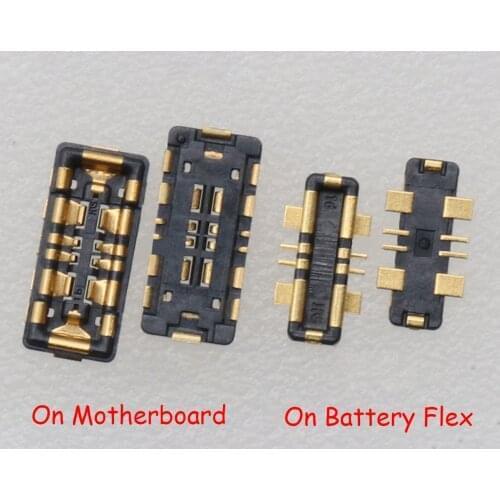 10pcs Inner FPC Connector Battery On the Mainboard Motherboard for Google Pixel 3 3XL 5 5XL XL LG G7 Clip Contact On Flex Cable