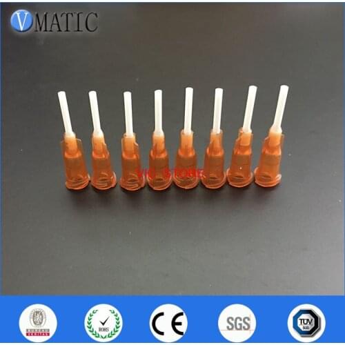 Free Shipping Quality 100Pcs 15G 1/2" Pp Flexible Glue Dispensing Needles Liquid Dispenser Needle Tip 1/2 Inch