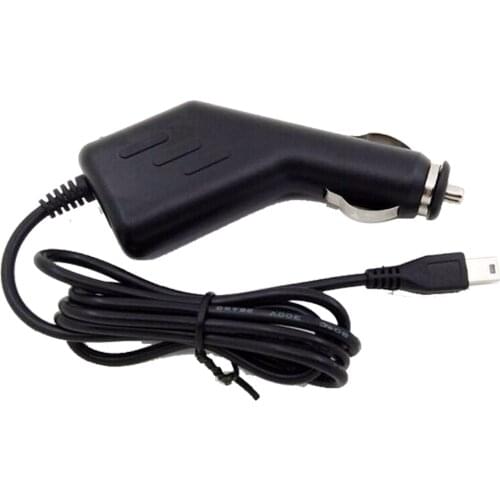 12V Universal Car Charger mini USB Power Adapter Black Car Accessories For GPS navigation