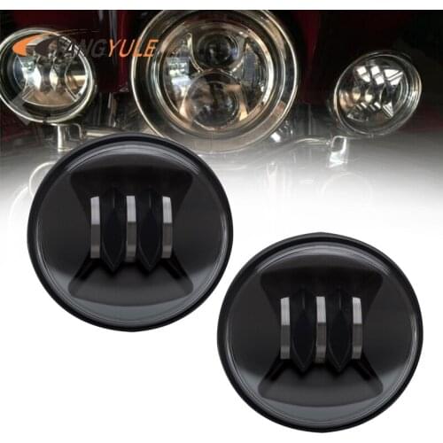 4-1/2" 4.5" LED Fog Lights Auxiliary Passing Fog Driving Lamps for Road King