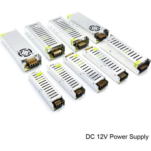 AC to DC 12V Adapter Switch Power Supply Output 12V 60W 100W 120W 150W 200W 240W 360W Switching Power Supply for Led Lights