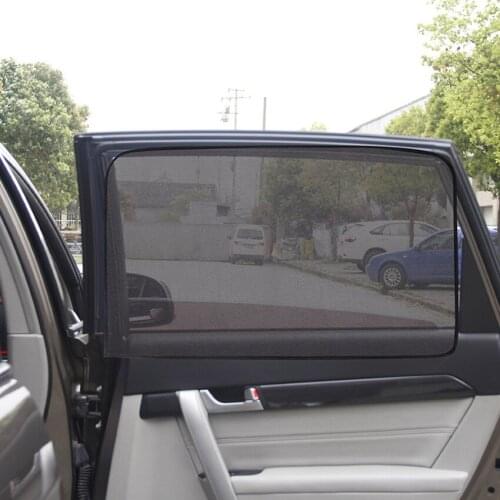 Car Side Window Sun Shade - Universal Magnetic Curtain for Baby and Kids with Sun Protection Block, Car Window Sunshades