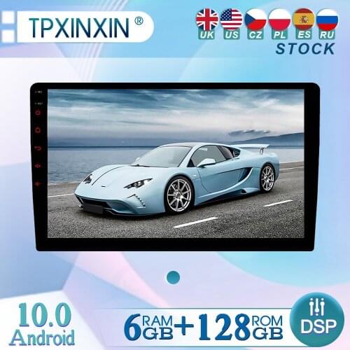 7''Car Android 10.0 Car Radio Stereo GPS Navigation Bluetooth USB 2 Din Touch Car Multimedia Player Audio Player Autoradio Rated