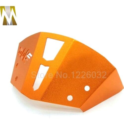 For KTM DUKE 125 200 DUKE 390 2013-2016 CNC Windshield Windscreen Upper Headlight Top Mount Cover Panel Fairing Screen Orange