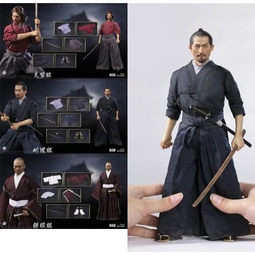 Collectible 1/6 Scale POPTOYS EX032 EX033 EX034 Japan Devoted Samurai Trainee Tails Fish Scale Armor/Commoner Version Model