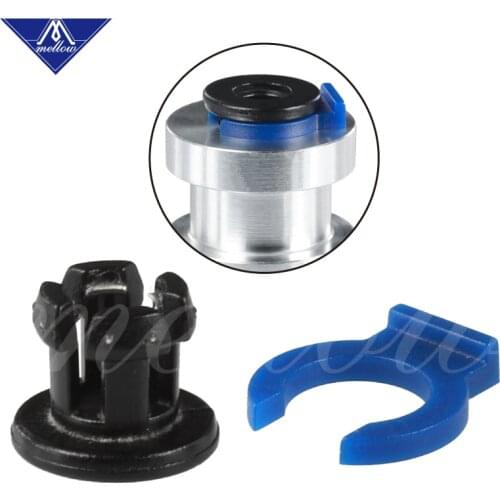 Mellow 4MM Bowden Coupling For Metal for E3D Heatsink Bowden Tube Collet For BMG E3D hotend HeatSink heater block Collet Clips