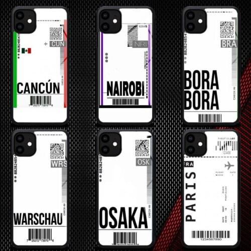 Fashion ins Flag Bar code Label Phone Case Rubber for iPhone 12 11 Pro Max XS 8 7 6 6S Plus X 5S SE 2020 XR 12Mini case
