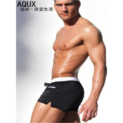 Mens high quality beach swimsuits shorts leisure beach casual fitness leisure casual angle shorts quick drying breathable brand