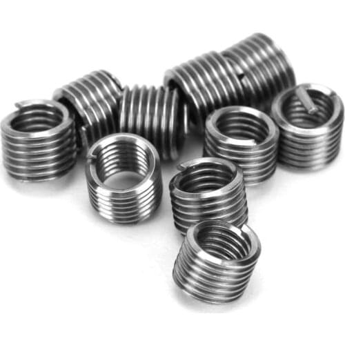 100Pcs M4x0.7x1D/1.5D/2D/2.5D/3D Thread Inserts Male Female Reducing Nut Repair Tool Stainless Steel Fastener