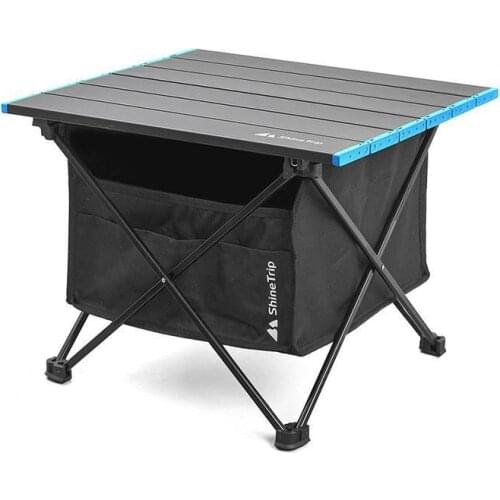 Outdoor aluminum alloy portable folding table stall camping leisure table picnic barbecue aluminum plate table