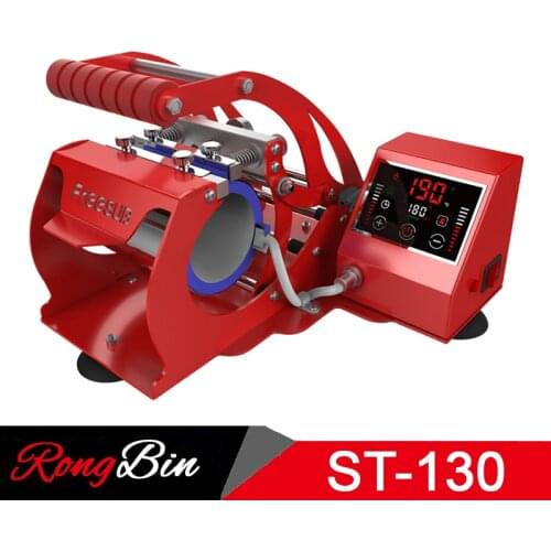 New ST-130 LED Touch Screen Sublimation Machine Mug Press Machine Heat Press Transfer for 11oz Mug Cup Sublimation Printer