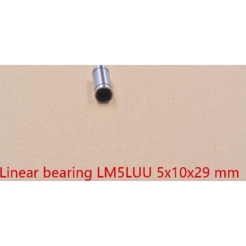 Elongated linear bearing LM5LUU 5mmx10mmx29mm ball bush bushing for rod round shaft cnc 1pcs