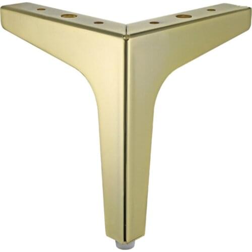 Pack of 4pcs) Furniture Steel Legs Cabinet Table Sofa Bed Coffee Tea Bar Iron Gold Feet