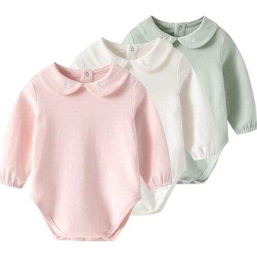 The spring and autumn period and the baby garment bag fart doll the long triangle ha clothing baby render unlined upper garment