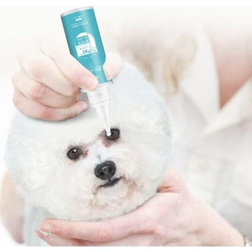 1Bottle 60ML Pet Eye Drops Dogs Cats Eyes Tear Stain Remover Dirt Eliminate Care K9FA