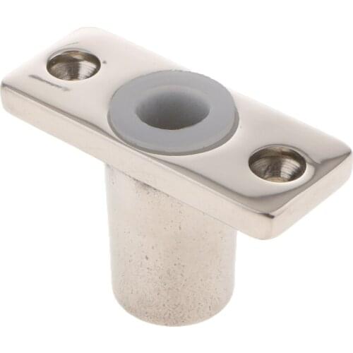 2 Pieces 60 mm x 38mm Oarlock Sockets Flush Mount, High-quality with 12mm Hole