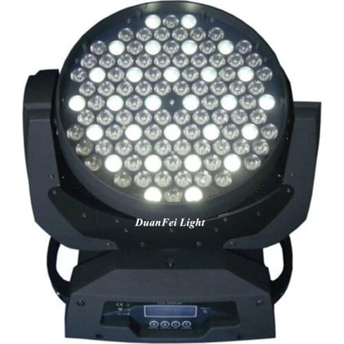4unites Dj Dmx Lyre led moving head wash 108x3w RGBW led moving head professional party lights for stage