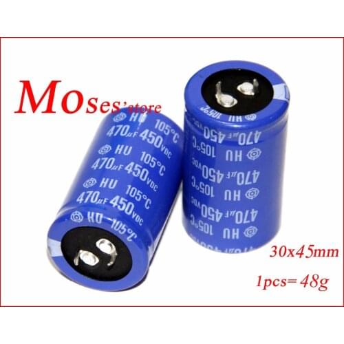 450v 470uf 250v 1200uf 100% Original New Electrolytic Capacitor Radial Capacitance 30x45mm (2pcs)