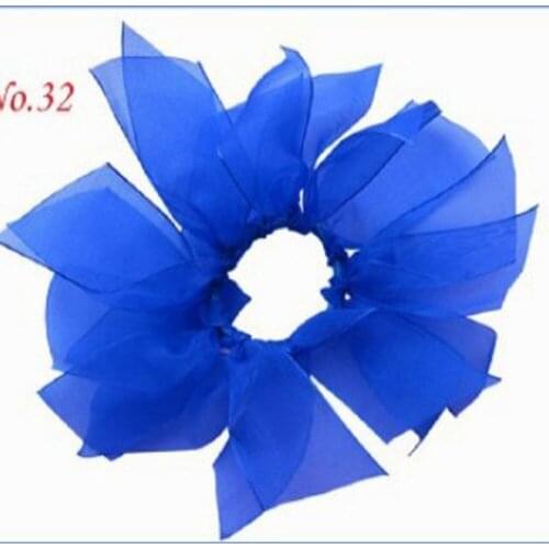 50 pcs hand BLESSING Girls Organza Pony Bow Ponytail Streamer 122 Style Hand Customize Hair Accessories
