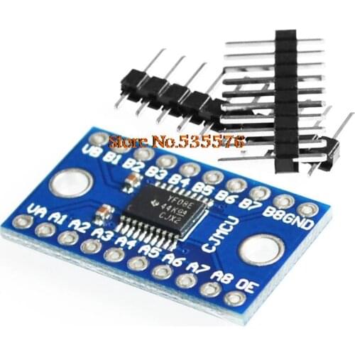 3.3V 5V TXS0108E 8 Channel Logic Level Converter Convert TTL Bi-directional Mutual Convert