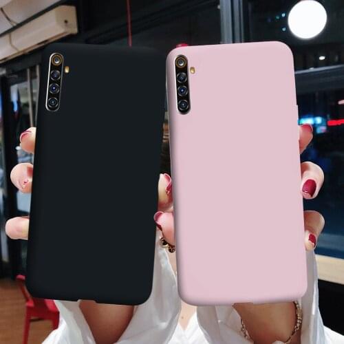 For Realme 6 Pro 6s 6i Case Cover Matte Soft Silicone Bumper Phone Case for OPPO Realme 6 Pro RMX2061 RMX2001 Realme6 Back Cover