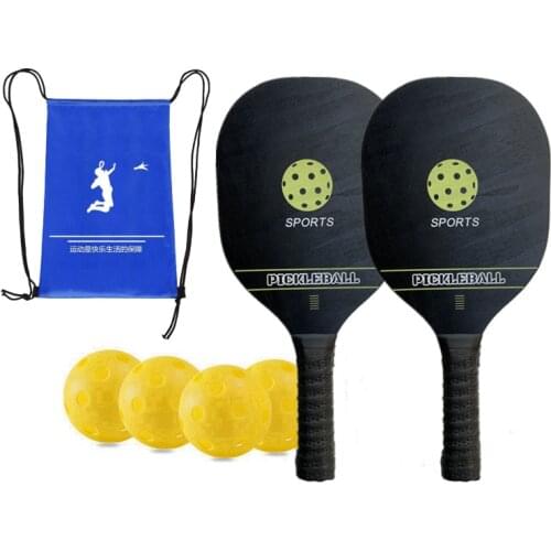 New 1PCS Pickleball Racket Set Bag Carbon Fiber Composition PE Honeycomb Core Racket Surface Lightweight