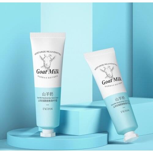 Goat Milk Nicotinamide Tender Long Lasting Moisturize Soft Smooth Improving Dryness Gentle Care Hand Cream Exfoliating Delicate