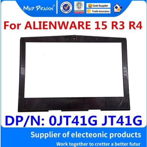 MAD DRAGON Brand new Laptop parts LCD front bezel for Dell ALIENWARE 15 R3 ALIENWARE R4 LCD front bezel AP26S000100 0JT41G JT41G