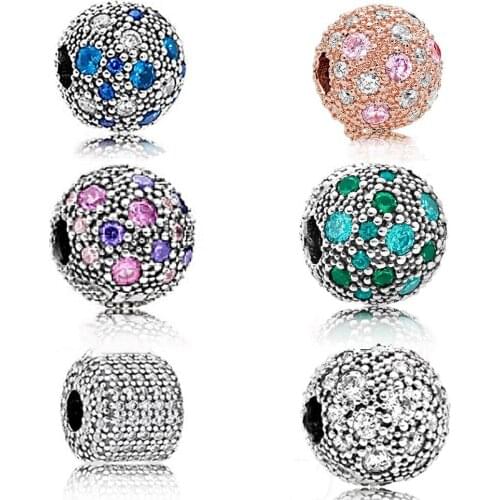 Fashion Delicate Rose Pink, Purple, Transparent Universe, Green, Blue Starry DIY Bracelet Original Woman Jewelry Birthday Gift