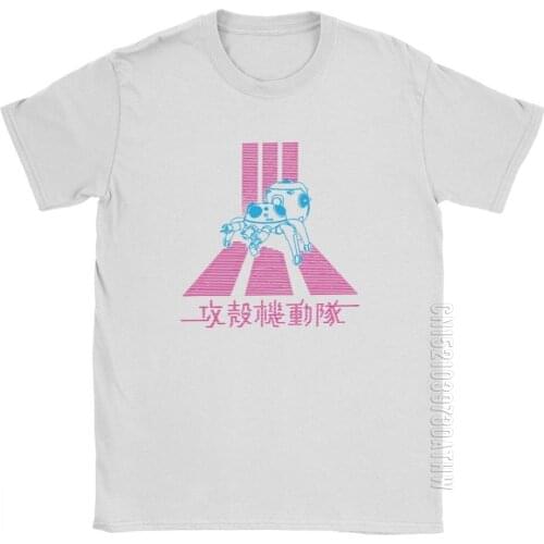 Ghost In The GITS Tachikoma Mens Graphic T Shirt Funny Cotton Designer Tee TShirt Round Neck T-Shirt Printed Tops