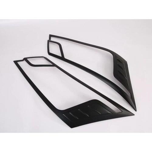 New Car-styling For TOYOTA Hiace 2019 Car Front Light Lamp Frame Trim ABS Auto Molding Accessory