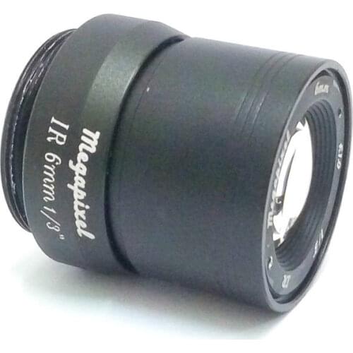 2MP 960P HD 1/3" F1.0 CCTV Fixed Iris IR Infrared 6mm Lens CS Mount Lens For CCD