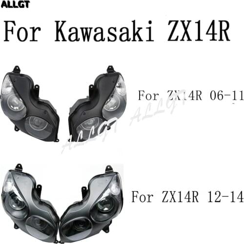 Motorcycle Front Headlamp Headlight Assembly For Kawasaki ZX14R 2006 2007 2008 2009 2010 2011 2012 2013 2014