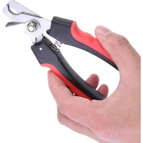 Professional Pet Cat Dog Nail Clipper Cutter Stainless Steel Grooming Scissors Clippers for Animals Cats Dogs with Lock S M Size