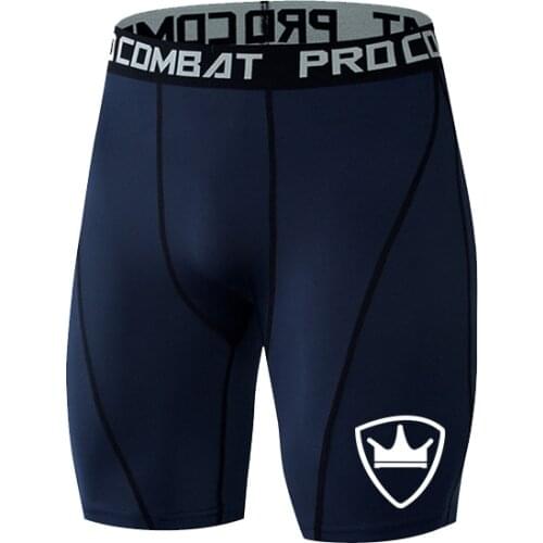 Compression Shorts Men Print 7 Colors Bodybuilding Tights Shorts Men Gyms Shorts Male Muscle Alive Elastic Running Shorts Mens