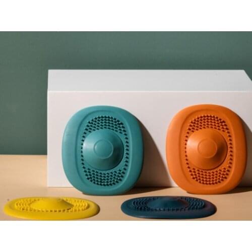 Universal Anti-clogging Sink Strainer Shower Drain Accessories Shower Drain Silicone Kitchen Sink Filter