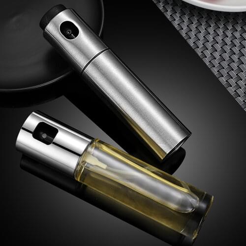 Glass Olive Oil Sprayer Kitchen tools stainless steel Vinegar Oil Spray Empty Bottle Dispenser Cooking Salad BBQ tool mx9271512