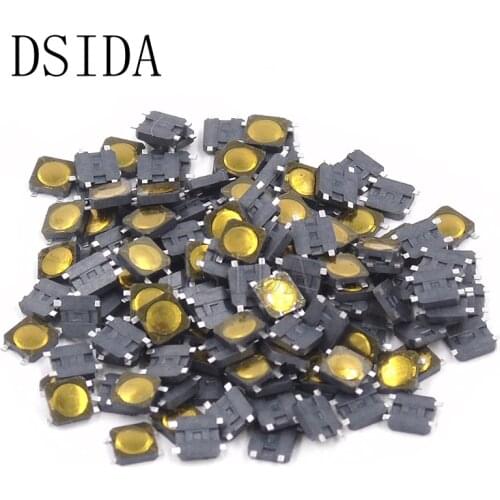100PCS/Lot 3x3x 0.8MM 3x3X0.8mm Tactile Push Button Switch Tact 3*3*0.8mm 4 Pin SMT Switch Micro Switch SMD