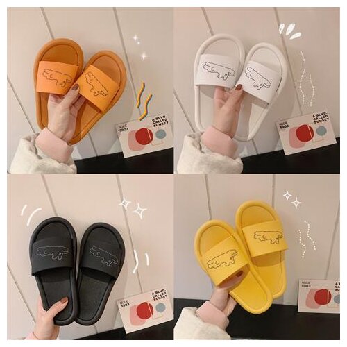 Home slippers women ins cute cartoon anti-slip bath comfortable soft bottom couple indoor slippers men shoes women
