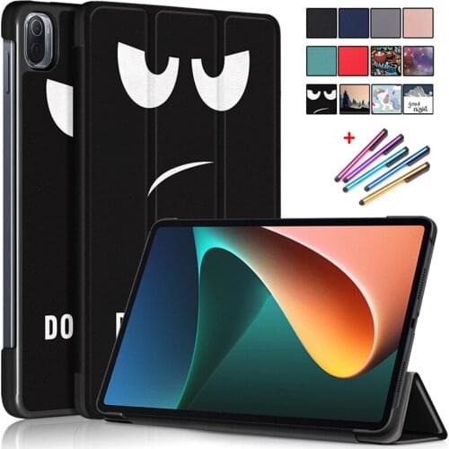 Smart Cover For Mi Pad 5 Pro Case Folding PU Leather Hard Back Protective Cover For Xiaomi Mi Pad 5 Mipad 5 Pro Case Capa Funda