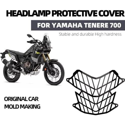 For Yamaha Tenere700 Tenere 700 T700 Headlamp Protector Cover Grille Head Light Lamp Protection Guard Cap Motorcycle Accessories