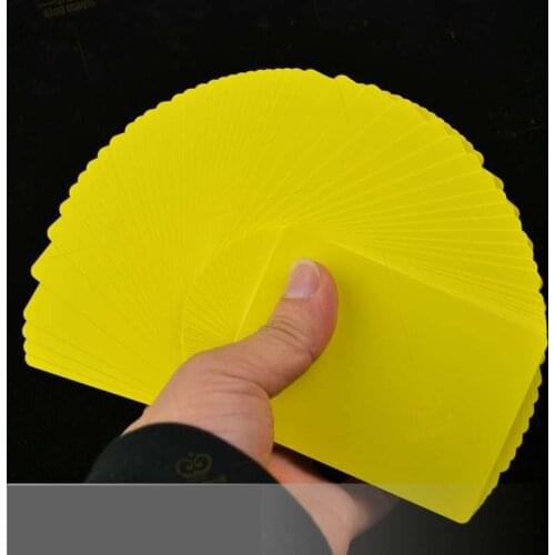 1 Deck Ultra Thin Flying Cards Magic Tricks Card Vanishing Manipulations Professional Magician Magic Props Close up Illusions