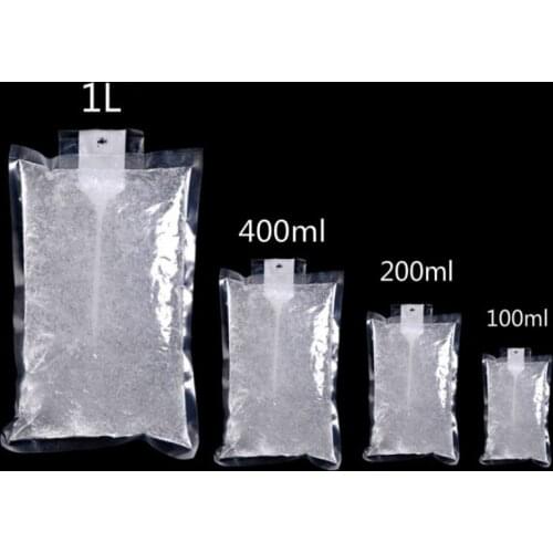 100pcs 100ml-1L Frozen fresh fruit aquatic products express air cold ice pack water injection fresh clear ice bag